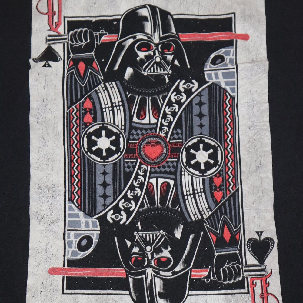 Star wars Darth Vader playing Card King Shirt 3xl
